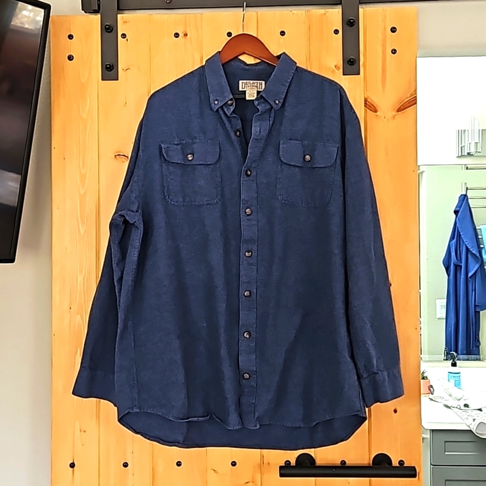Duluth Trading Heavy Flannel (Chamois) Long Sleeve Shirt
